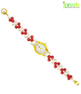 JPearls  Semi Precious Stone Pearl Watch