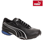 Puma Tazon II Black & White Running Shoes