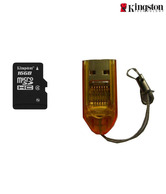Kingston 16GB Micro SD Card (Class 4) + Free Micro SD Card Reader