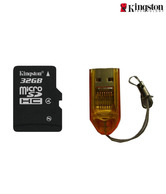 Kingston 32G Micro SD Card (Class 4) + Free Micro SD Card Reader