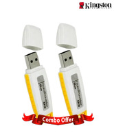 Kingston DTIG3 8GB Pen Drive (White & Yellow) Combo of 2