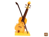 48craft Wooden Handmade Miniature  Violin