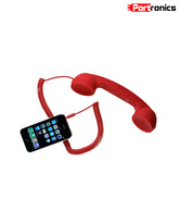 Portronics Phoni Retro Handset (Red)