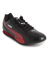 Puma Wirko IND II Black & Red Sports Shoes