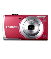Canon PowerShot A2500 16MP Point & Shoot Digital Camera (Red)
