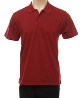 Reebok Vibrant Maroon Polo T-Shirt