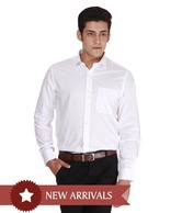 John Players Trendy White Shirt