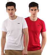 T-Go Red-White Pack of 2 T-Shirts