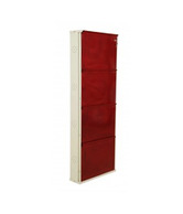 Furniture Kraft 4 Door Shoe Rack