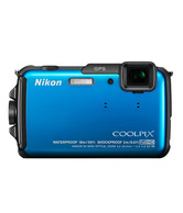 Nikon Coolpix AW110 16MP Waterproof Point & Shoot Digital Camera (Blue)