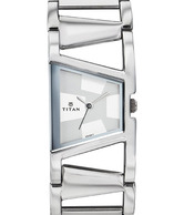 Titan Luminous Silver Watch