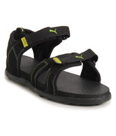 Puma Techno II IND Black & Green Floaters