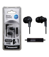 Panasonic In-Ear Mobile Headset Handsfree with Mic RP-TCM120E-K