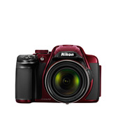 Nikon Coolpix P520 18.1MP Point & Shoot Digital Camera (Red)