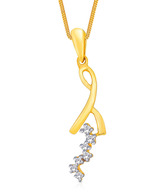 Asmi Seven Stone Gold & Diamond Pendant