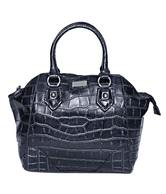 Lavie Enchanted - Black Croc Finish Handbag