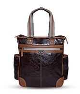 Lavie Lime LG - Brown Textured Finish Handbag
