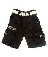 Jazzup Coffee Brown Shorts For Kids