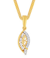 Asmi Diamond Studded Traditional Gold Pendant