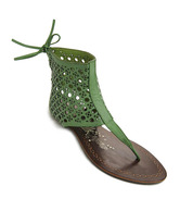 Catwalk Exclusive Green Flat Sandals