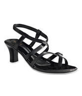 Catwalk Subtle Black Block Heel Sandals