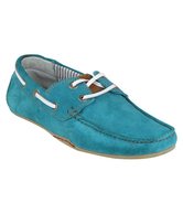 Alberto Toressi Turquoise Blue Boat Shoes