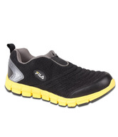 Fila Smash Lite Black & Yellow Sports Shoes