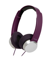 Panasonic Stylish Headphone with Powerful Sound with Mic for All Smartphones,RP-HXD3WE-V