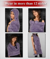 Snuggle Covertible Purple Shrug