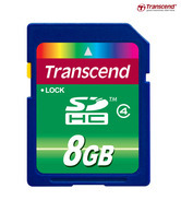 Transcend SDHC 8 GB Class 4 Memory Card