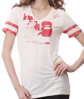 Puma Red-White Cotton T-Shirt