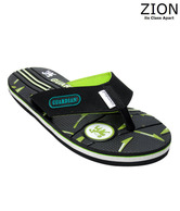 Zion Stylish Bottle Green Slip-on Slippers
