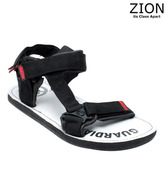 Zion Stylish White & Black Sandals