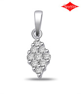 Sparkles Graceful Diamond & Gold Pendant