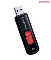 Transcend Jet Flash 500 Pen Drive 4GB (Red)