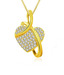 Sparkles Glorious Heart Shaped Diamond Pendant