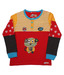 Unikid Red & Yellow Striped T-Shirt For Kids