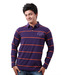 Riverstone Indigo & Orange Striped T-Shirt