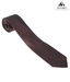 Alvaro Maroon & Brown Woven Design Necktie