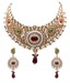 Asian Pearls & Jewels Sparkling Necklace Set