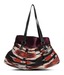 Frolic Brown & Black Abstract Bonnie Bag
