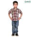 Catmoss Red & Grey Checks Shirt For Kids