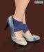 Catwalk Stunning Denim Blue Pump Shoes