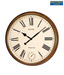 Rhythm Brown & Beige Wall Clock