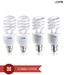 LightO Two 20W & Two 23W CFLs Combo- Spiral Shape