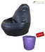 Orka Comfortable & Fun Black Bean Bag