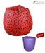 Orka Attractive Polka Dots Bean Bag