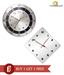 Cosmosgalaxy Stylish Wall Clock Combo - Buy 1 Get 1 Free