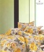 Valtellina Yellow Floral Print  Double Bed Sheet With Two Pillow Covers