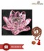 Divine Miracles Pink Crystal Lotus Xtra Large (15 CM)